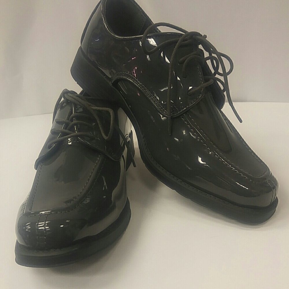 MEN'S JEAN YVES GRAY PATENT LEATHER FORMAL SHOE